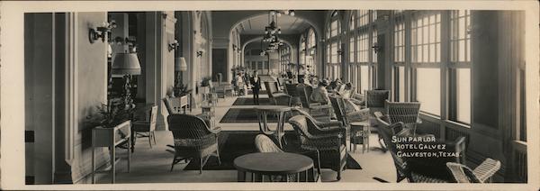 Sun Parlor, Hotel Galvez Galveston Texas