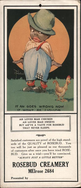 Rosebud Creamery Advertising