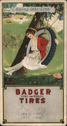 Badger Tires Advertising Blotter Blotter Blotter