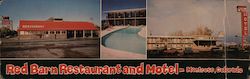 Red Bard Restaurant and Motel Large Format Postcard