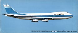 El Al Boeing 747 Large Format Postcard