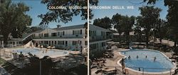 Colonial Motel Wisconsin Dells, WI John A. Trumble Large Format Postcard Large Format Postcard Large Format Postcard