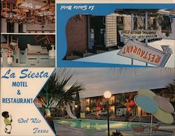 La Siesta Motel Large Format Postcard