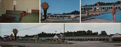 Quality Courts Motel Belco & Restaurant Large Format Postcard