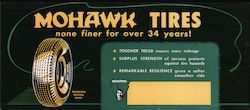 Mohawk Motor Chief - Mohawk Tires Advertising Blotter Blotter Blotter