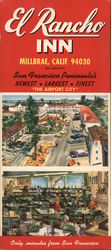 El Rancho Inn Large Format Postcard