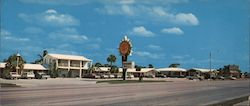 Southernaire Motel and Dorothy Vernon Restaurant Fort Pierce, FL Large Format Postcard Large Format Postcard Large Format Postcard