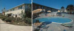 Riviera Motel Large Format Postcard