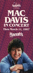Mac Davis in Concert at Harrah's Reno Large Format Postcard