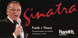 Frank & Nancy Sinatra, Harrah's Lake Tahoe Large Format Postcard