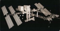 Space Station Model, United States Pavilion - EXPO 86 Large Format Postcard