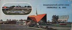 HOward Johnaon's Motor Lodge Large Format Postcard