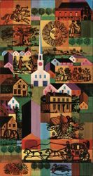 George Page's Colonial Restaurant at Colonial Hilton Inn Large Format Postcard