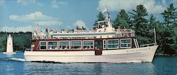 Motor Vessel Mount Sunapee II Large Format Postcard