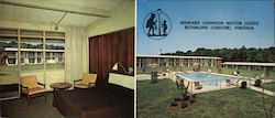 Howard Johnson's Motor Lodge Richmond, VA Large Format Postcard Large Format Postcard Large Format Postcard