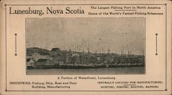 Largest Fishing Port in North America Lunenburg, NS Canada Nova Scotia Cover Cover Cover