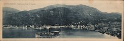 Panorama - Lake Lugano Porto Ceresio, Italy Large Format Postcard Large Format Postcard Large Format Postcard