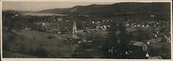View of Cooperstown, Lake Otsego Large Format Postcard