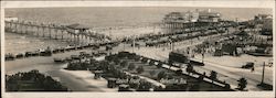 Beach Front Large Format Postcard