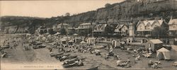 The Beach on Sandown Bay, Isle of Wight Large Format Postcard