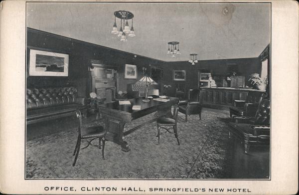 Office, Clinton Hall Hotel Springfield Massachusetts