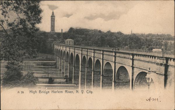 High Bridge, Harlem River New York City