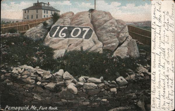 Fort Rock Pemaquid Maine