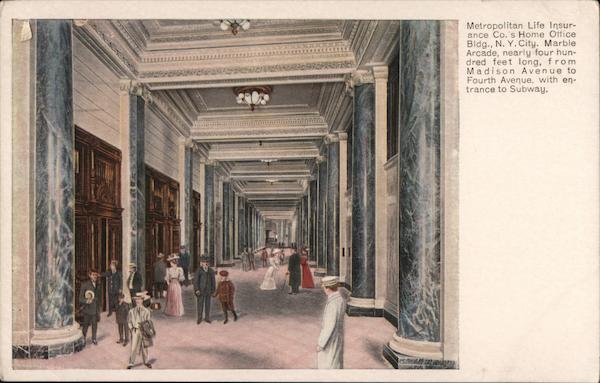 Compliments Of The Metropolitan Life Insurance Company, Home Office New York