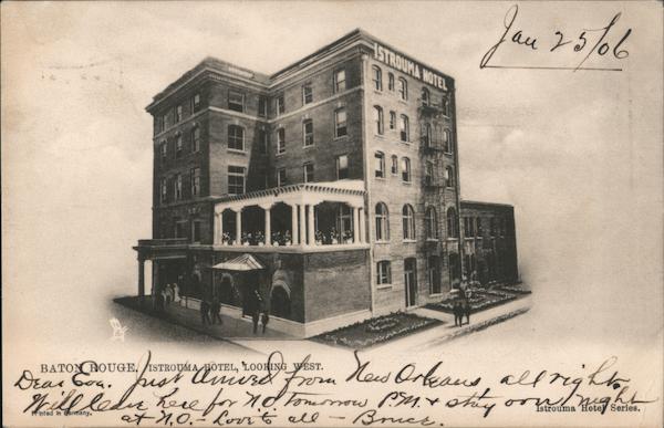 Istrouma Hotel, Looking West Baton Rouge Louisiana