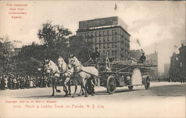 Hook & Ladder Truck on Parade New York City