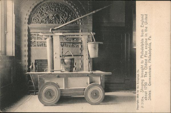 Shag Rag, Oldest Fire Engine in the United States Germantown Pennsylvania