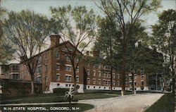 N. H. State Hospital Concord, NH Postcard Postcard Postcard