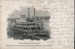 Steamboat Postcard