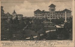 Hemming Park and Hotel Windsor Postcard