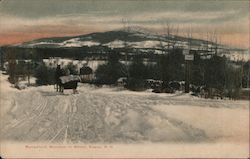 Mondanock Mountain In Winter Keene, NH Postcard Postcard Postcard