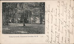 Camp Grounds Claremont Junction, NH Postcard Postcard Postcard