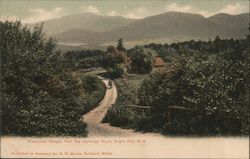 Franconia Range from the Carriage Road Sugar Hill, NH Postcard Postcard Postcard