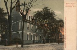 Warner House, Erected 1712 Postcard