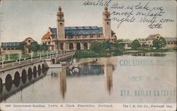 Government Building Portland, OR 1905 Lewis & Clark Exposition Postcard Postcard Postcard