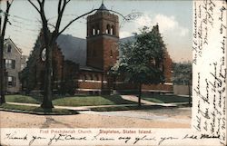 First Presbyterian Church, Staten Island Stapleton, NY Postcard Postcard Postcard