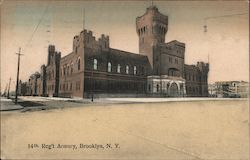 14th Regent Armory Brooklyn, NY Postcard Postcard Postcard