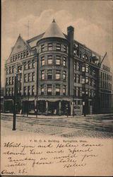 Y.M.C.A. Building Springfield, MA Postcard Postcard Postcard