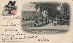 Broadway From Plaza of US Hotel Postcard