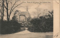 Ruins of Old Prison, Van Cortland Park Postcard