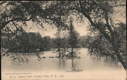 Upper Lake, Central Park Postcard