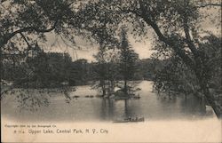 Upper Lake, Central Park New York City, NY Postcard Postcard Postcard