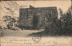 Block House in Central Park Postcard