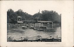 Boat House, Central Park New York City, NY Postcard Postcard Postcard