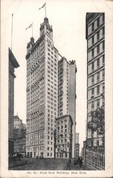 Park Row Building New York, NY Postcard Postcard Postcard