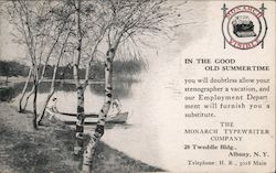 Monarch Typewriter Company Postcard